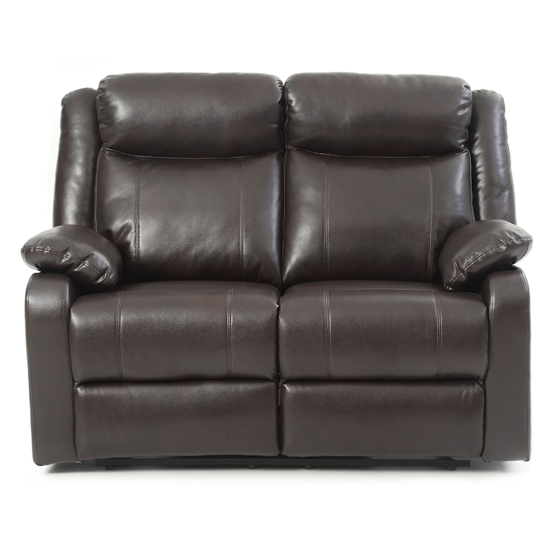 Ward Faux Leather Double Reclining Loveseat