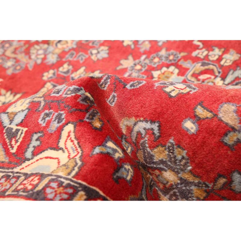 ECARPETGALLERY Hand-knotted Andelz Red Wool Rug - 4'7 x 7'0