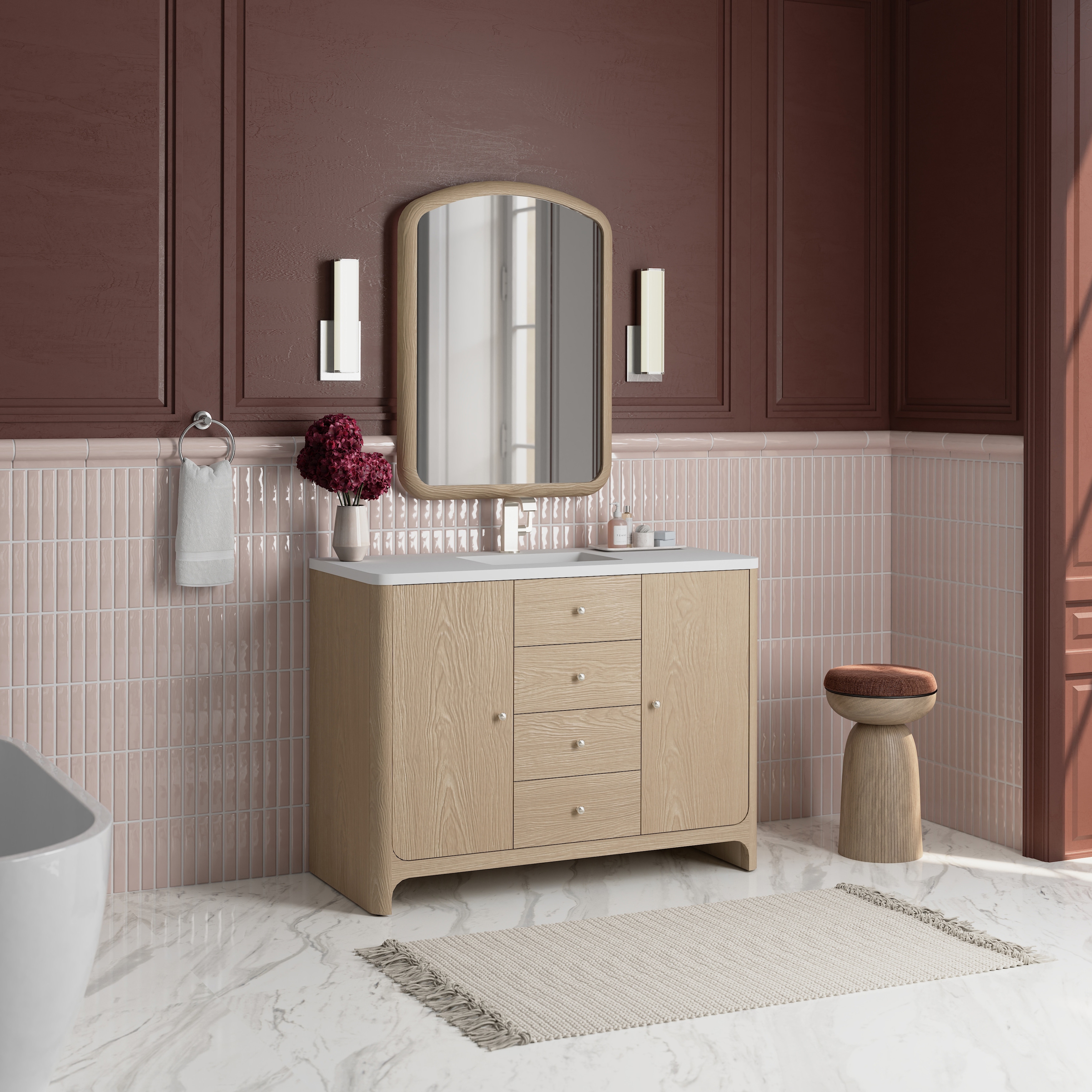 James Martin Vanities Gracyn 48" Single Vanity, Coastal Driftwood - 48
