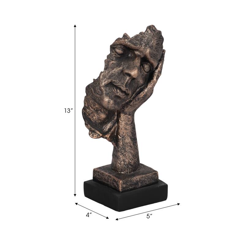 Sagebrook Home 13"H Resin Man Sculpture