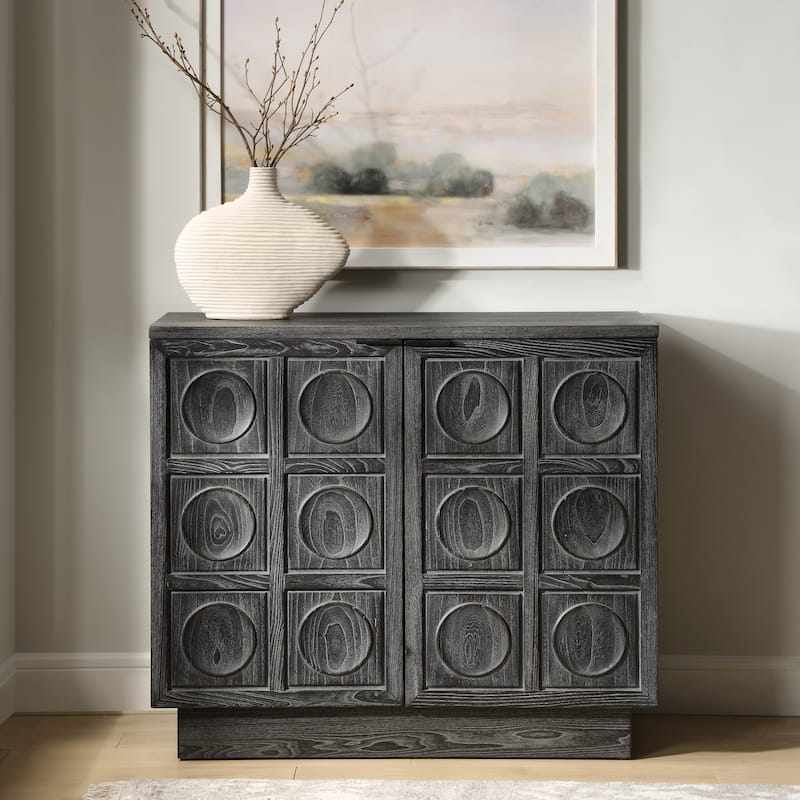 Uttermost 24426 Shelby 39" Wide Elm Wood Accent Cabinet with