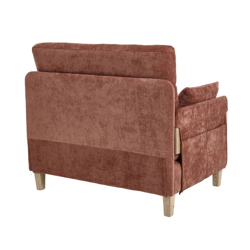 Convertible sofa bed, 3-in-1 convertible with 3 pillows