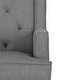 preview thumbnail 6 of 12, Baby Relax Bennet Transitional Wingback Nursery Rocker Chair, Gray