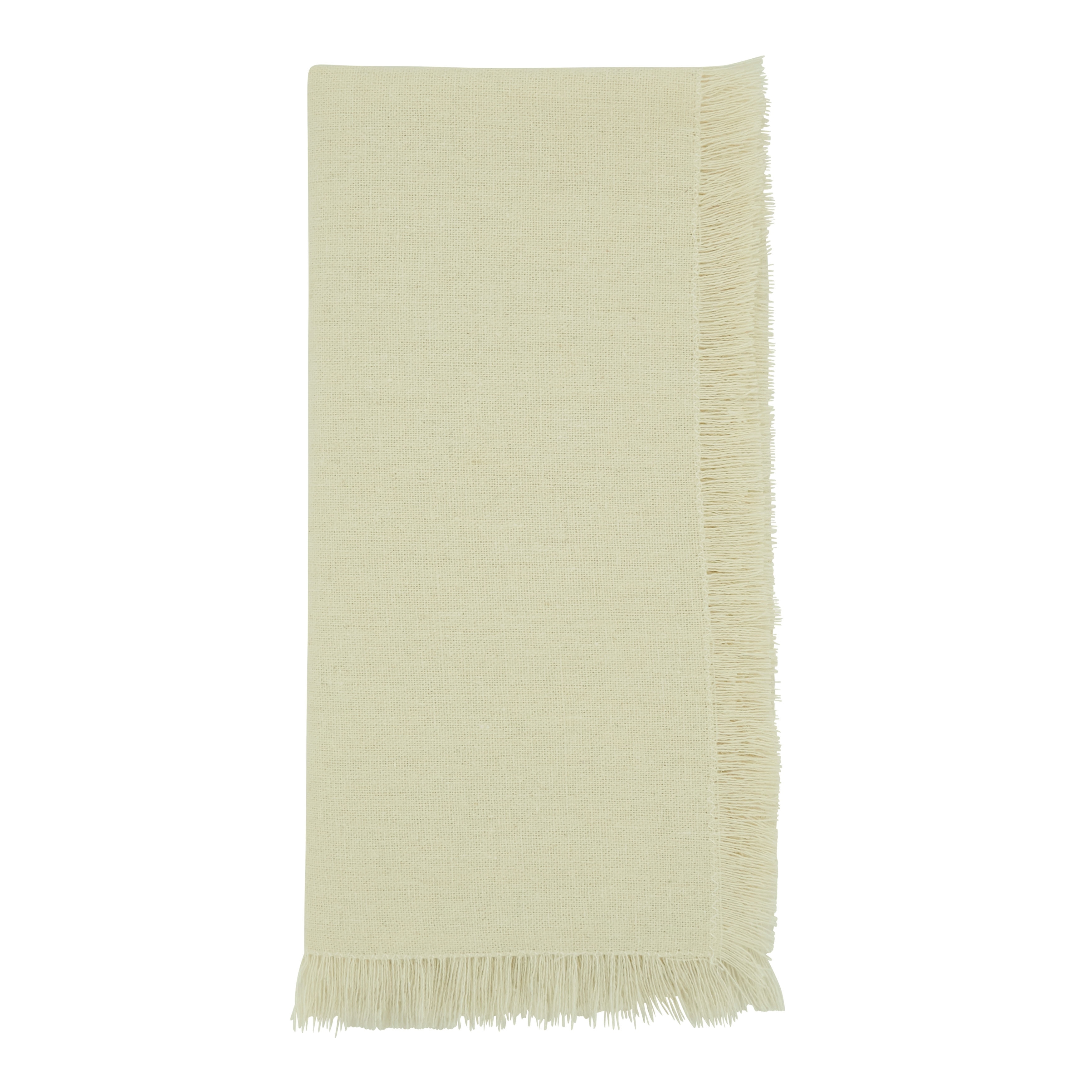 Fringe Design Table Napkins (Set of 4)