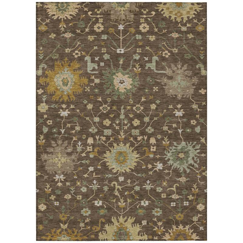 Machine Washable Indoor/ Outdoor Global Dillon Chantille Rug