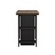 preview thumbnail 5 of 7, Hillsdale Furniture Knolle Park Wood Counter Height Table- Black - 36H x 55.25W x 23.75D