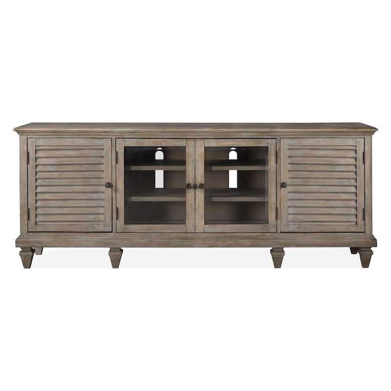 Magnussen Home Calistoga Dovetail Grey Large Console - 82"W x 18"D x 32"H