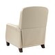 preview thumbnail 49 of 96, Gladis Modern Retro Genuine Leather Recliner with Nailhead Trim Set of 2 by HULALA HOME