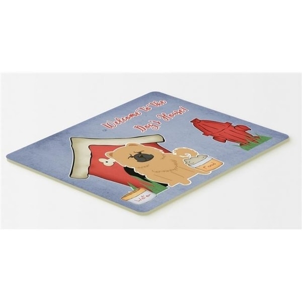 Carolines Treasures BB2898CMT Dog House Collection Chow Chow Cream Kitchen or Bath Mat 20 x 30