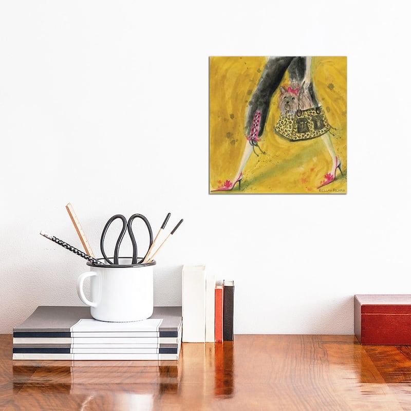 iCanvas "Yorkie" by Bella Pilar Canvas Print - 12x12x1.5