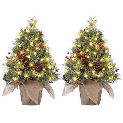 2pcs 3FT GarveeHome Small Christmas Tree - 3 Foot