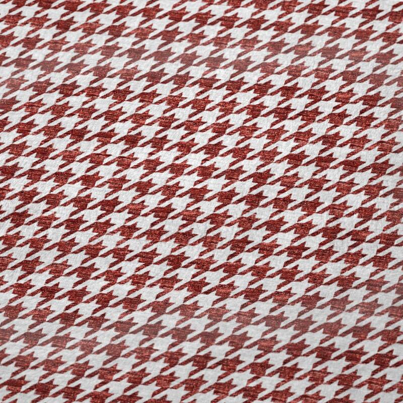 Premium Machine Washable ASB137 Modern Houndstooth Sherpa Throw Blanket