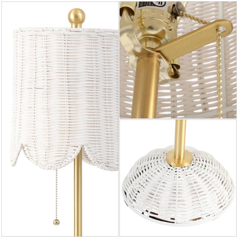 27.5" LED Table Lamp with Pull Chain (Set of 2), by JONATHAN Y