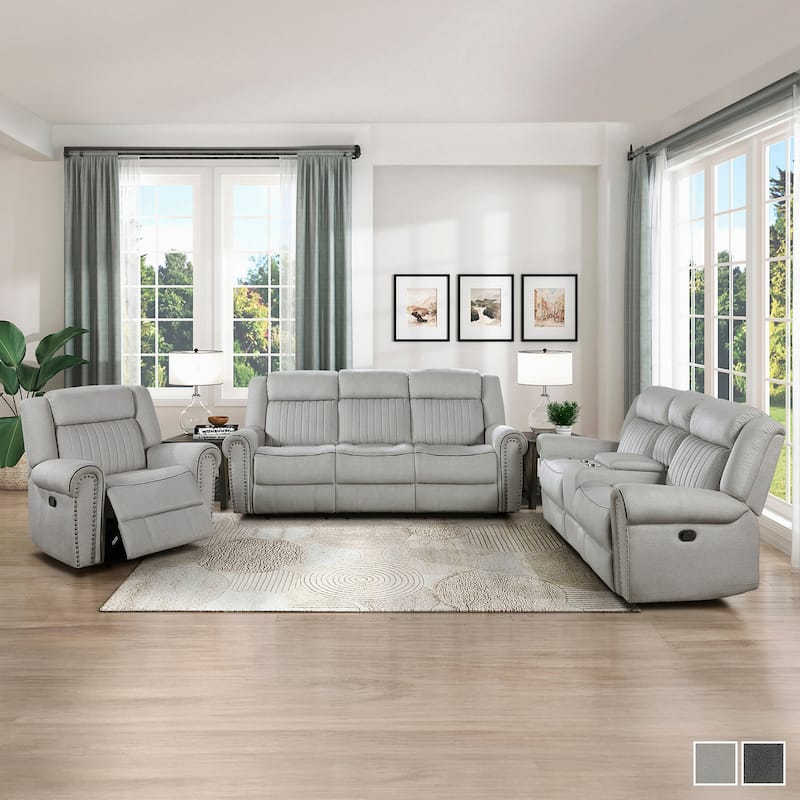 Bauta 3-Piece Manual Reclining Living Room Set