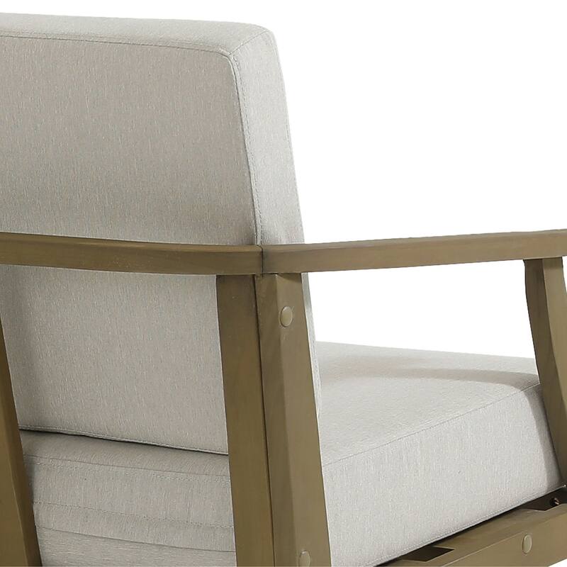 Patio Teak Wood Outdoor Loveseat Sofa with Cushions