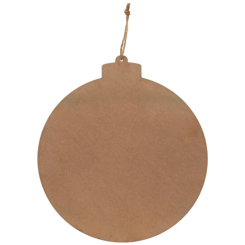 Have a Wonderful Christmas Round Ornament Shaped Wall Sign - 17.5"