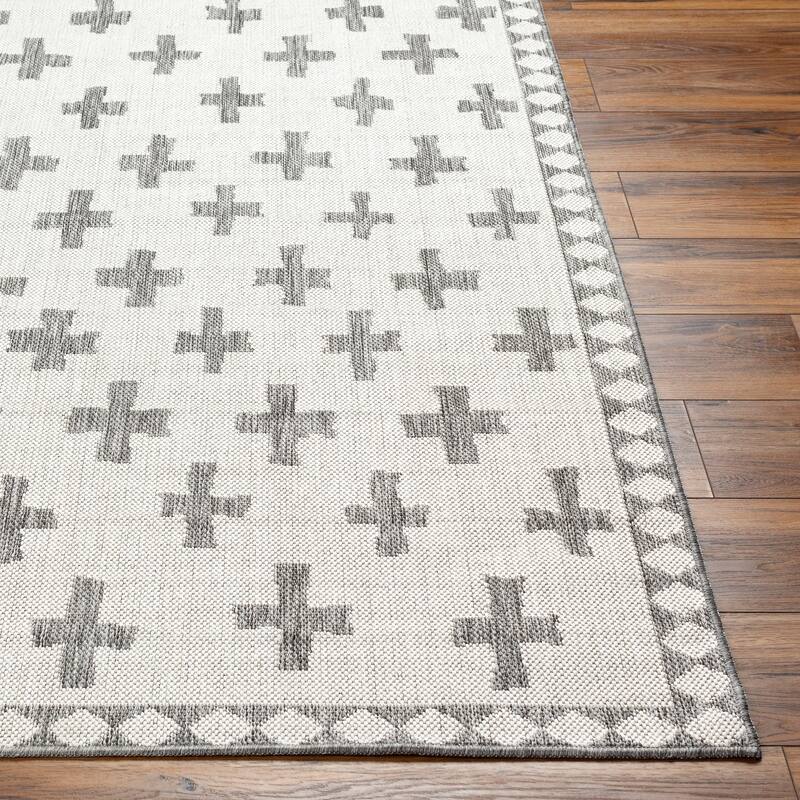Livabliss Boronia Indoor/ Outdoor Mod Geometric Area Rug