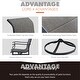 preview thumbnail 4 of 6, 7 Pieces Patio Dining Set, Rectangular Wood-Like Table with 6 Padded Textilene Fabric Swivel Chairs