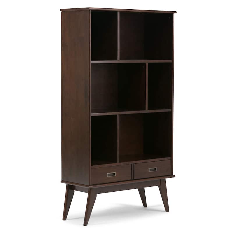 WYNDENHALL Tierney 35 inch Solid Wood 6 Cubbie Bookcase (Set of 2) - 35"W x 14"D x 64"H.