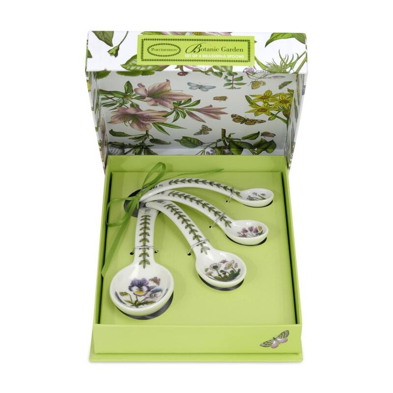 Portmeirion Set of 4 Botanic Garden Measuring Spoons - Multi