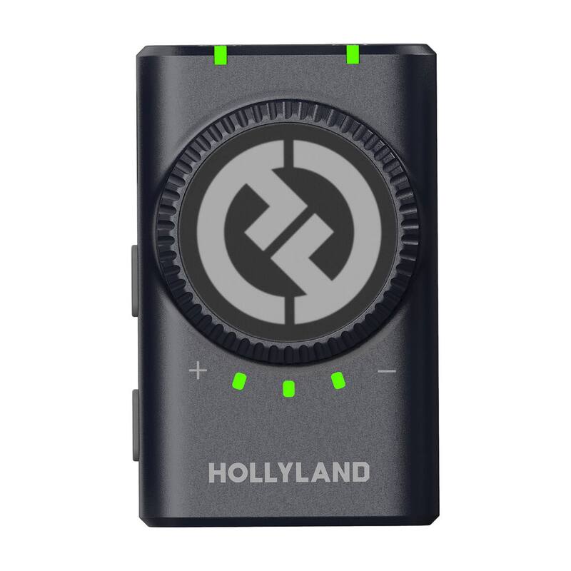 Hollyland LARK M2 COMBO 2-Person Wireless Combo Microphone System 2.4 GHz (Black)
