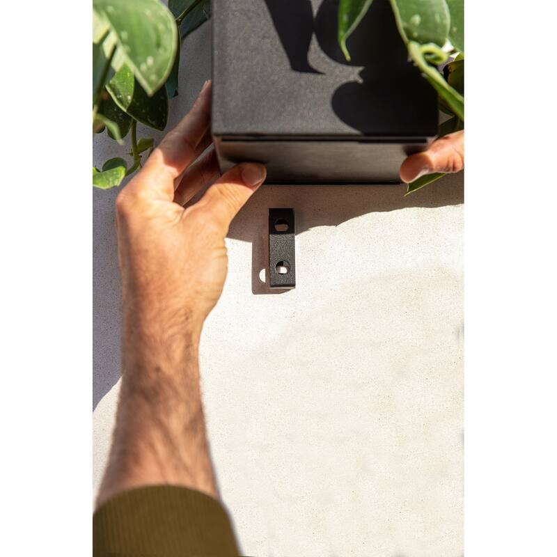Geo Series Hanging Cube Plastic Planter