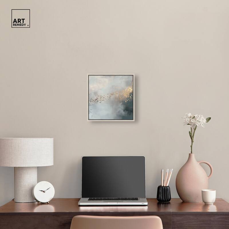 Silvered Hues and Gold I Canvas by Art Remedy