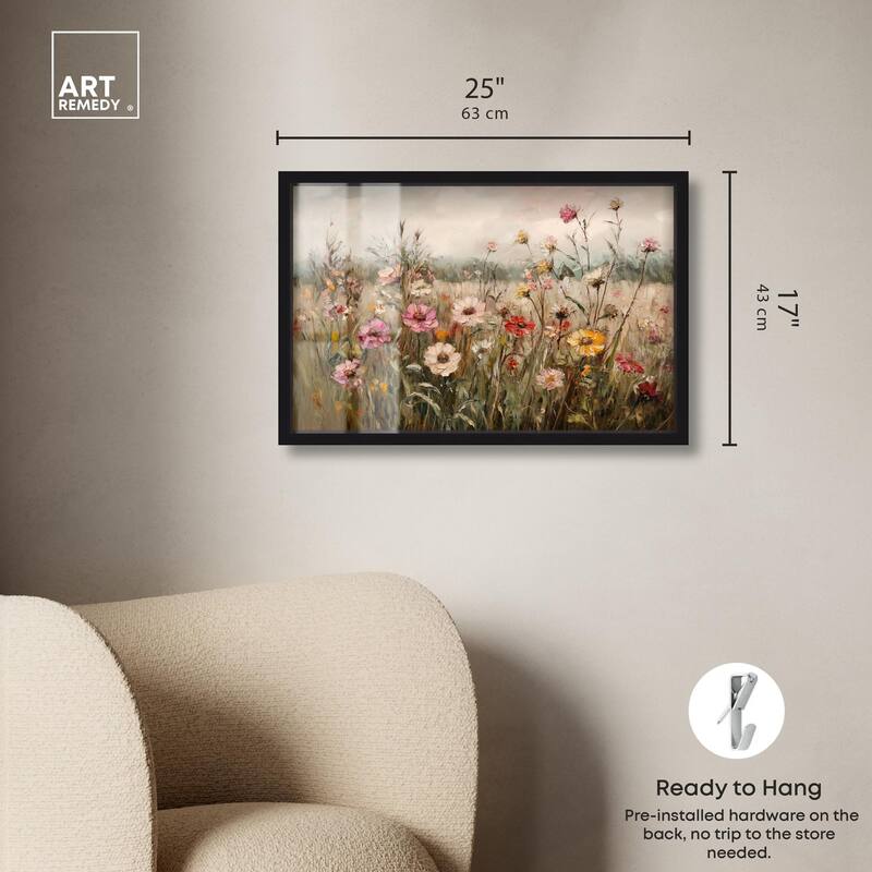 Vintage Blooms I Shadowbox by Art Remedy