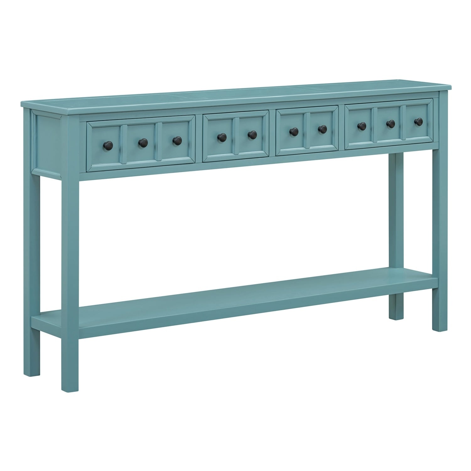 Merax 60" Long Console Table with Different Size Drawers and - Picture 17 of 25
