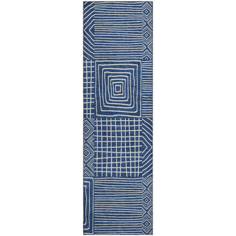 Premium Washable Super Soft Geo Motif Mayfield Rug