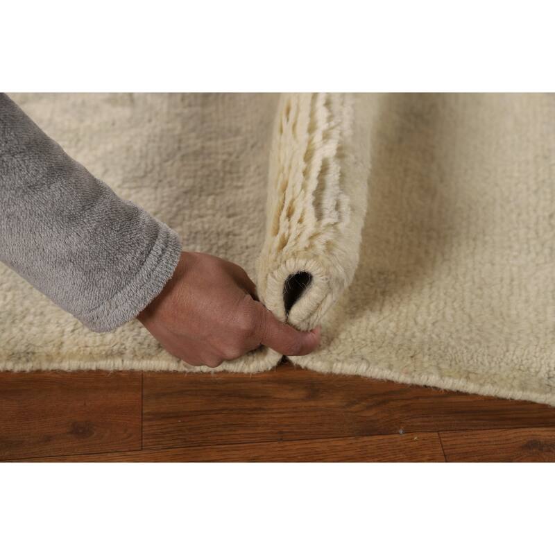 Moroccan Indian Accent Rug Handmade Foyer Wool Carpet - 2'0"x 3'0"