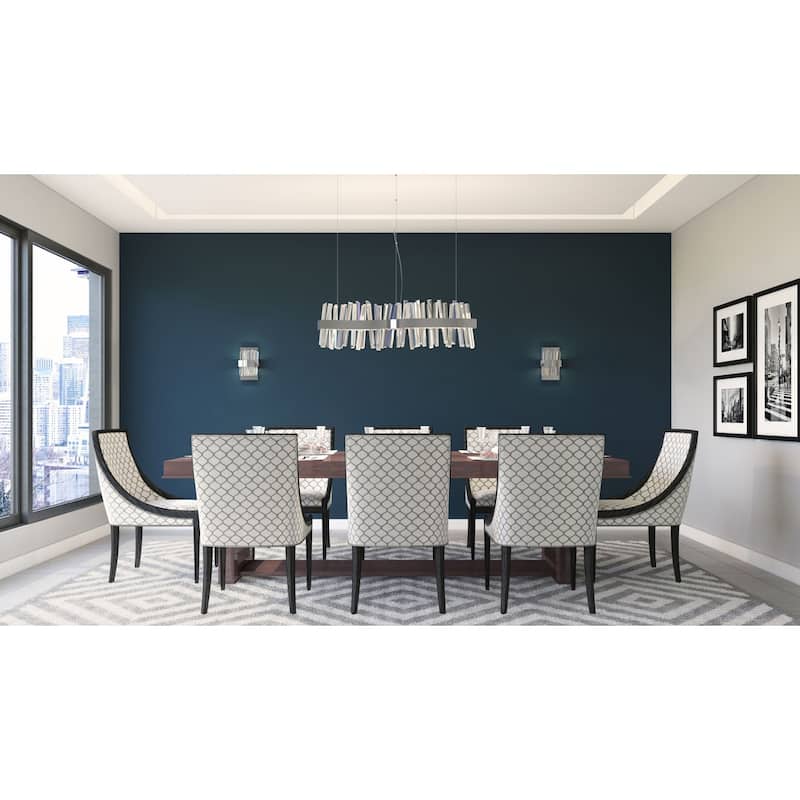 Allegri 030230 Glacier 2 Light 8" Tall ADA LED Bathroom Sconce