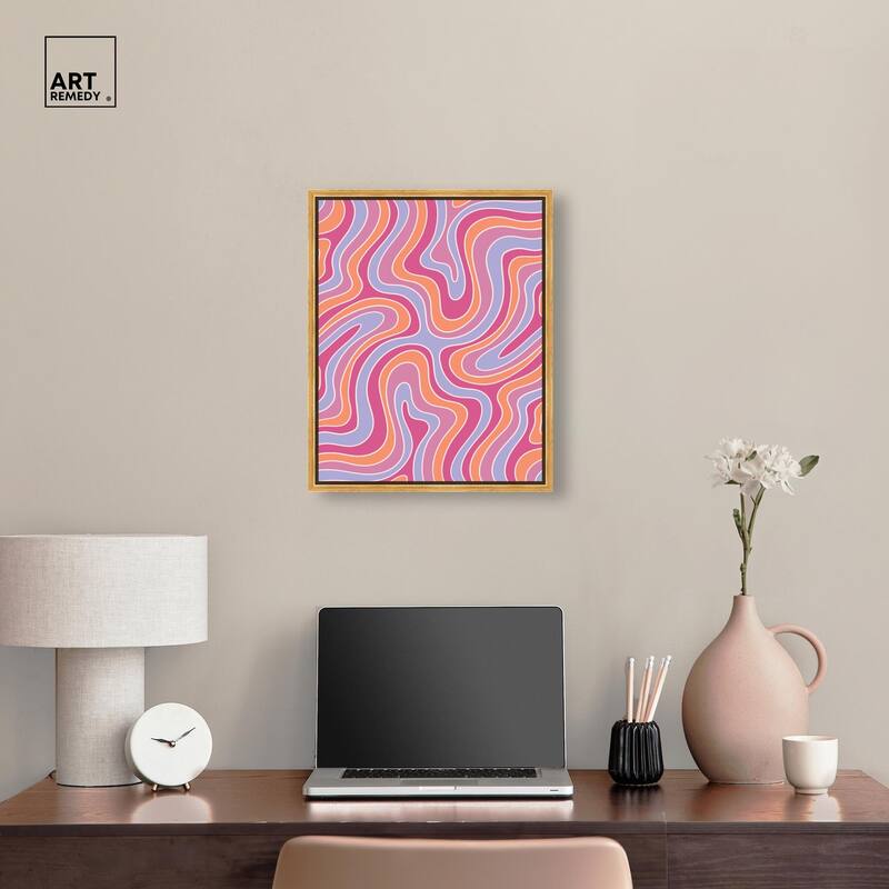 Retro Pop Gummy Bears Canvas by Art Remedy