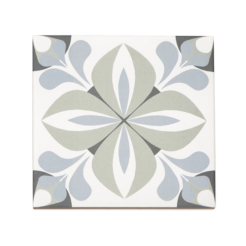 The Tile Life Summertime 8x8 Matte Porcelain Floor & Wall Tile - Green - 8 x 8 Sample