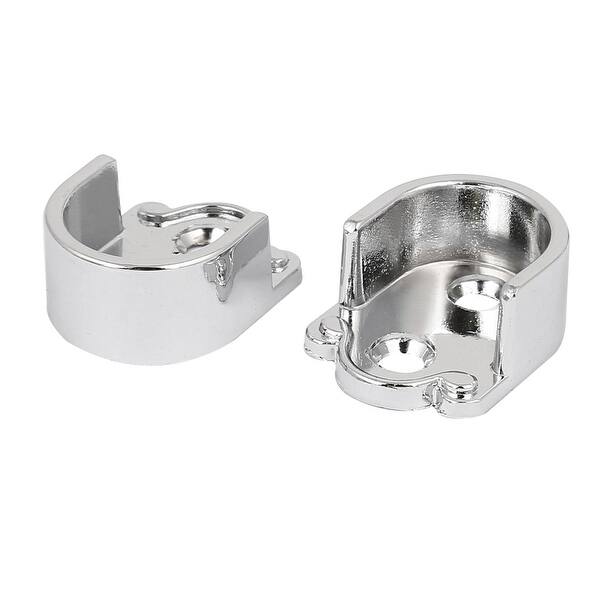 Shop Wardrobe Closet Zinc Alloy Rail Rod End Bracket Support