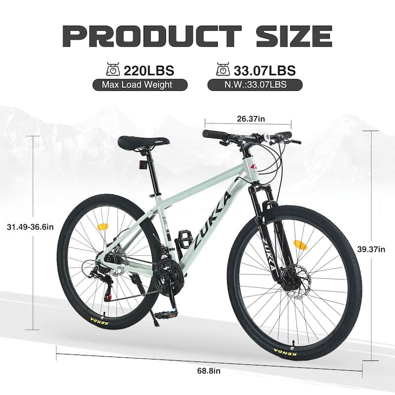 27.5 Inch Wheels 21 Speed Mountain Bike