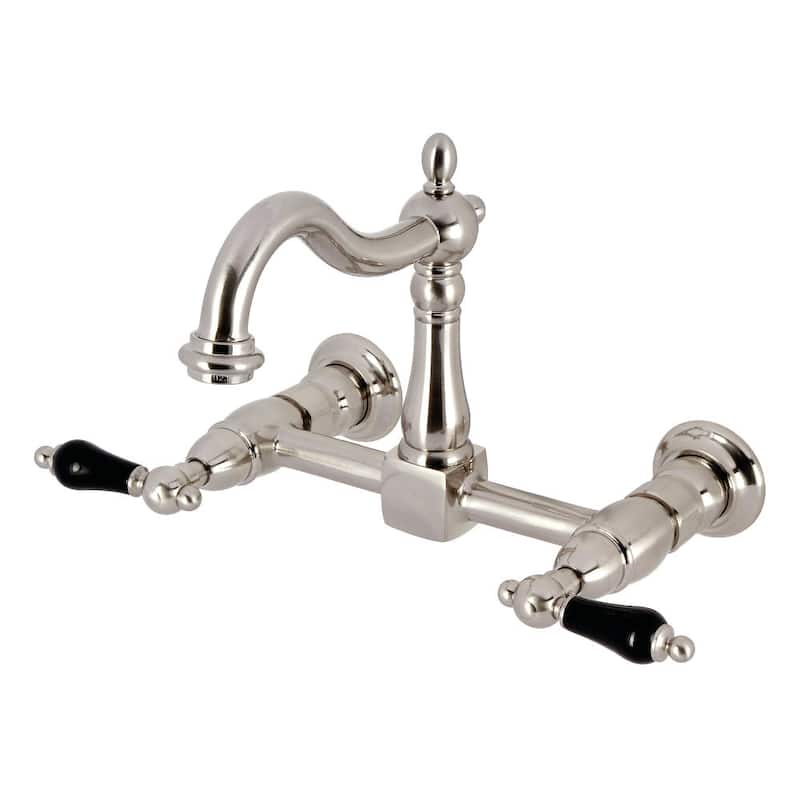 Kingston Brass KS126.PKL Duchess 1.8 GPM Wall Mounted Widespread - Brushed Nickel