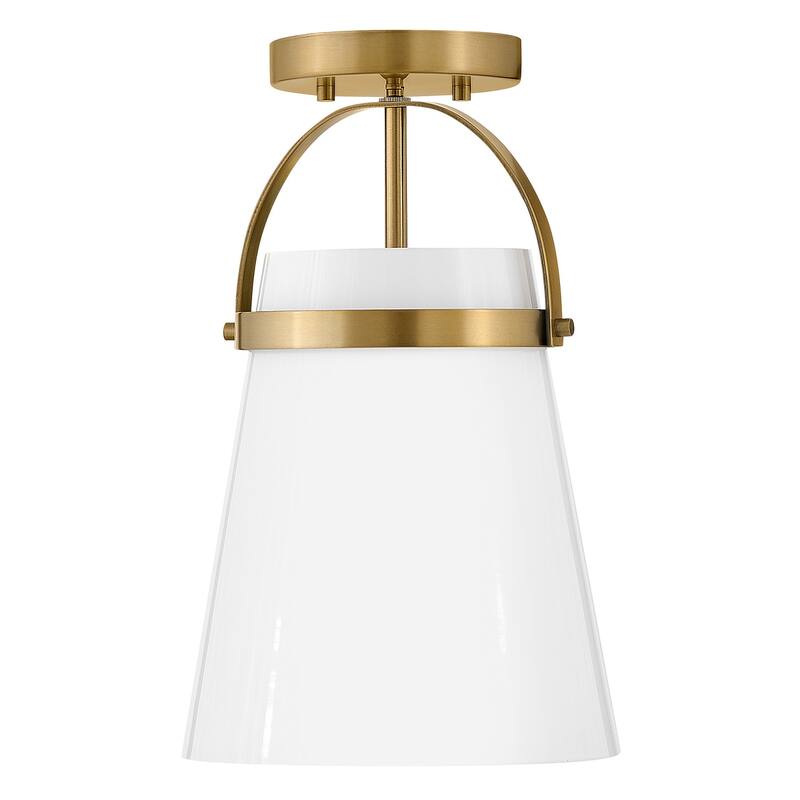 Lark 83057 Tori 1 Light 9" Wide Mini Pendant / Semi-Flush Ceiling