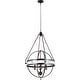 preview thumbnail 20 of 18, Crystal Orb Pendant Light Bohemian 4-Light Oil Bronze or Silver Luxury Chandelier
