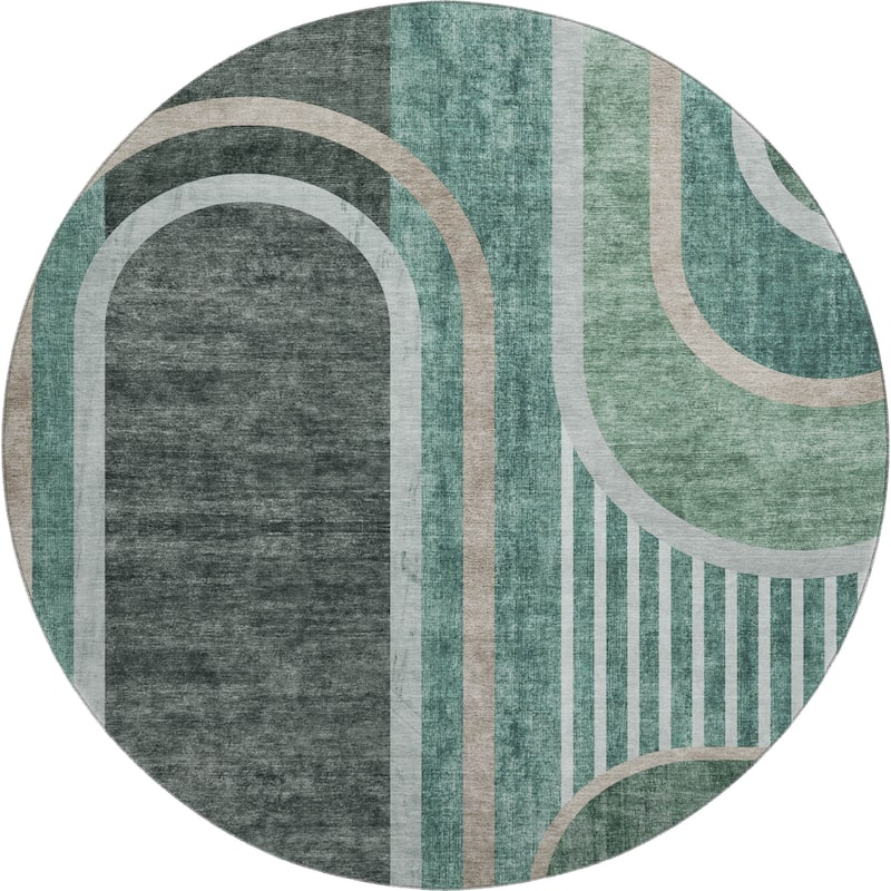 Premium Washable Super Soft Contemporary Deco Mayfield Rug