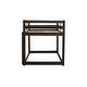 preview thumbnail 6 of 8, Wooden Twin over Twin Loft Bed with Ladder, Espresso
