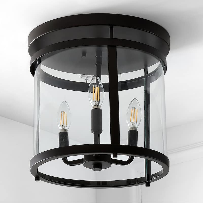 Ciel Farmhouse LED Flush Mount, Oil Rubbed Bronze by JONATHAN Y