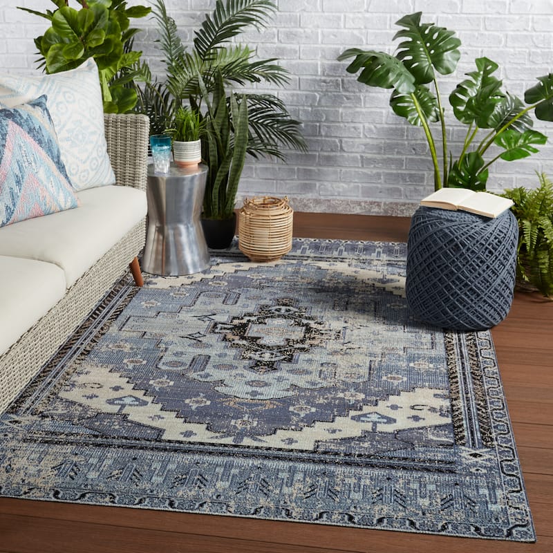 Cicero Indoor and Outdoor Medallion Area Rug