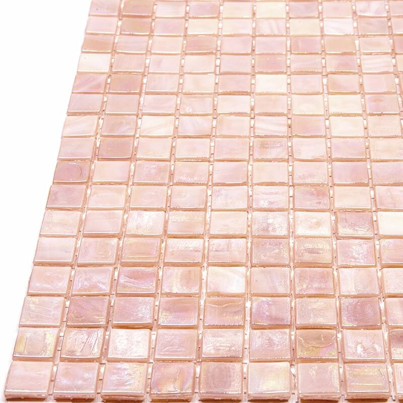 Apollo tile 12" x 12" Skosh Glossy Tuscan Beige Glass Tile (18.69 sq ft/case) - 20 Pack