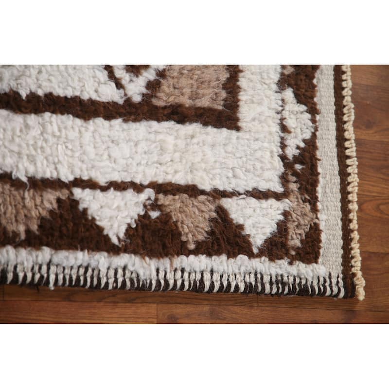 Natural Dye Tribal Anatolian Turkish Runner Rug Handmade Wool Carpet - 2'9"x 11'5"