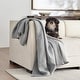 preview thumbnail 9 of 18, Truly Soft Two-Toned Organic Throw Blanket