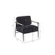 preview thumbnail 6 of 4, Leisure chair lounge for Living Room chair velvet Black color