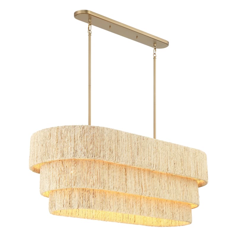Minka Lavery 1227 Caviana 5 Light 48" Wide Linear Chandelier