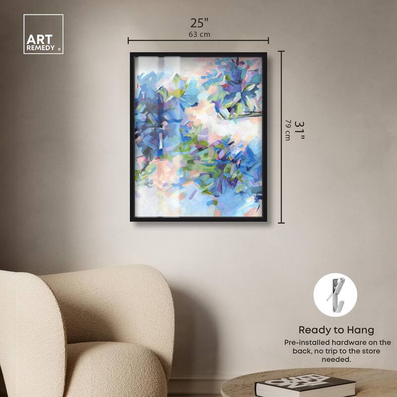 Blue Botanicals Shadowbox by Art Remedy