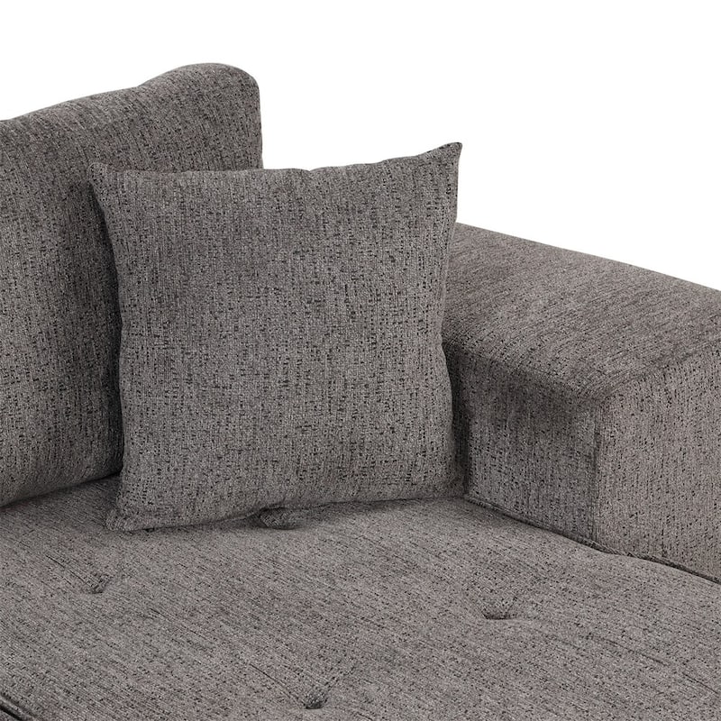 Merax 104" Modern L-Shape 3 Seat Reversible Sectional Couch